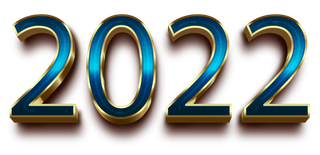 设计2022数字装饰新年