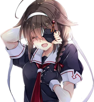 女孩水手服卡通素材