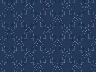 古典线条底纹蓝色设计背景