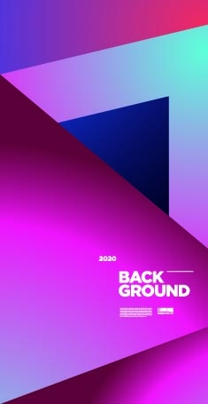 炫彩几何图形背景 几何艺术设计