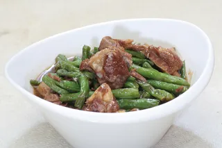 排骨炖豆角 (1)