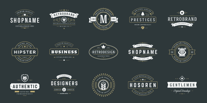 设计勋章标志素材