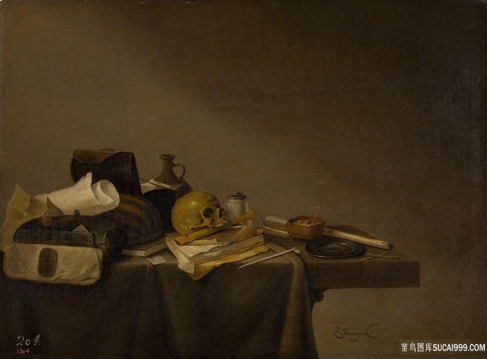 彼得-死亡的象征油画图片