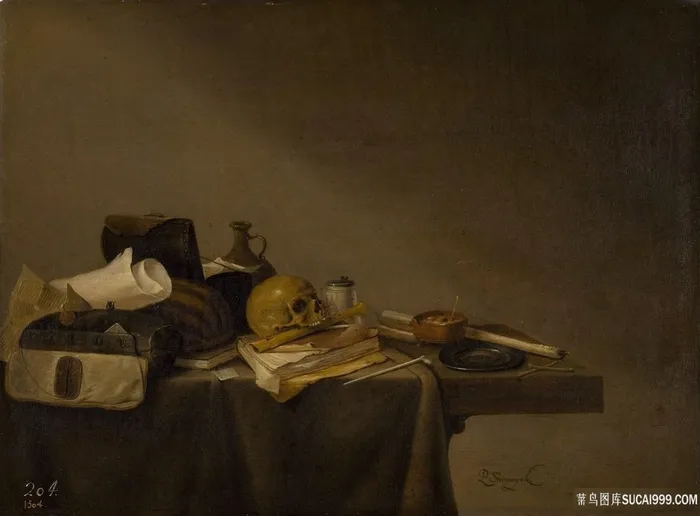 彼得-死亡的象征油画图片