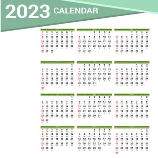 现代2023日历兔年
