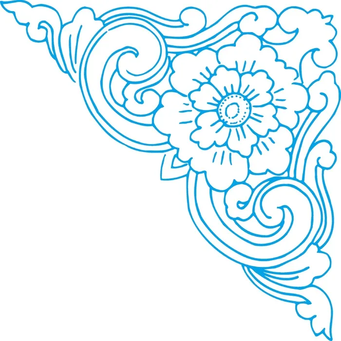 古色古香古典古风花纹边框纹路矢量图cdr矢量模版下载