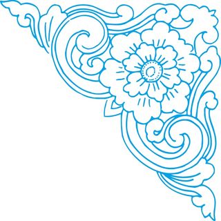 古色古香古典古风花纹边框纹路矢量图