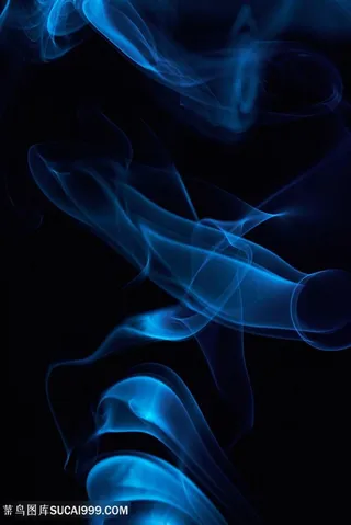 蓝色烟雾背景高清图片