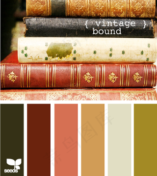 古董配色色卡色彩搭配