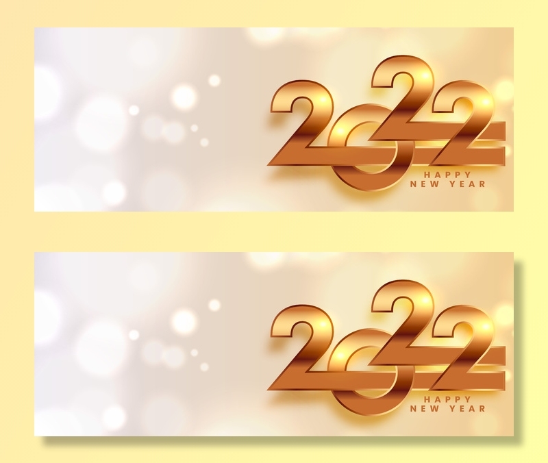 创造设计2022新年素材eps,ai矢量模版下载
