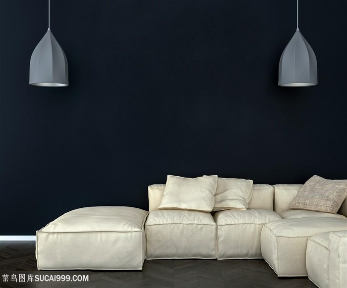 色彩显明的软装效果图