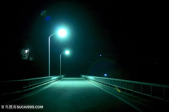 灯光道路美景