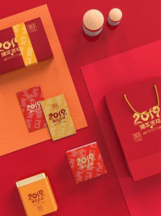 唯美国潮风中式新年智能贴图样机