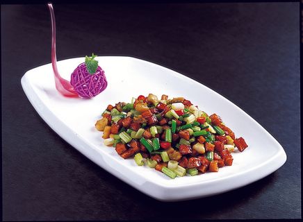  鲜鲍韭香炒杏鲍菇 