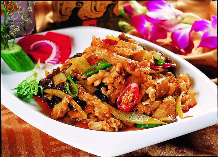 川菜湘菜高清菜谱 酱爆金钱肚