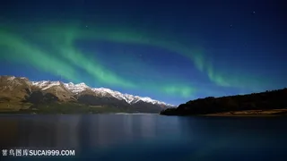 湖光四射美景风景画壁纸