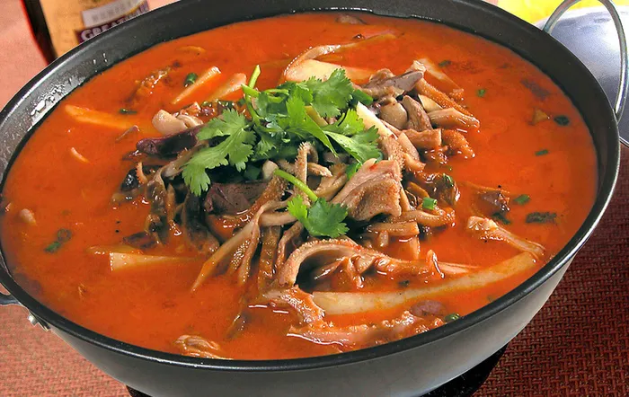 麻辣牛肉牛杂火锅