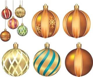 圣诞球小玩意免抠