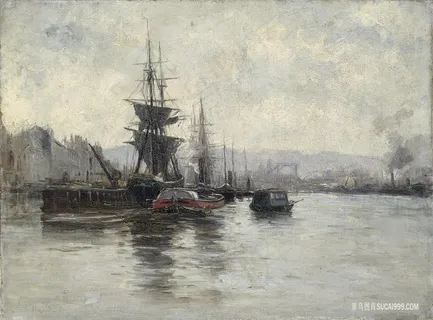 卡洛斯·德鲁恩港风景画 卡洛斯·德鲁恩港风景画