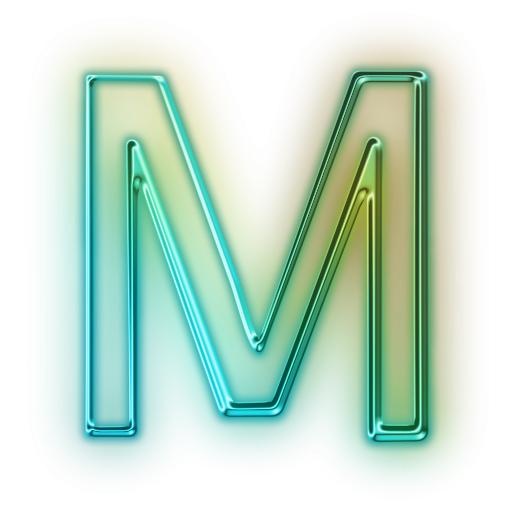 字母M PNG免抠(512x512)