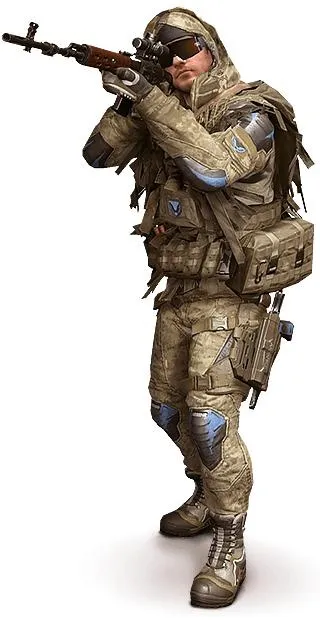 狙击手 PNG免抠(320x622)