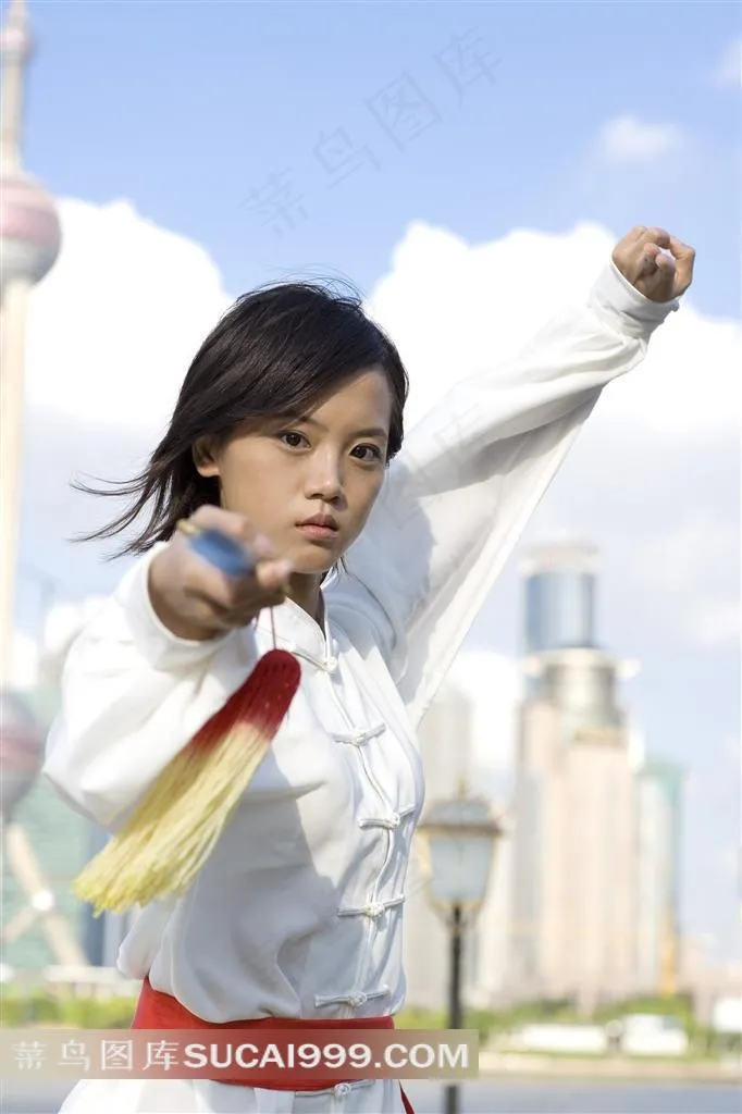 练剑的功夫女人素材