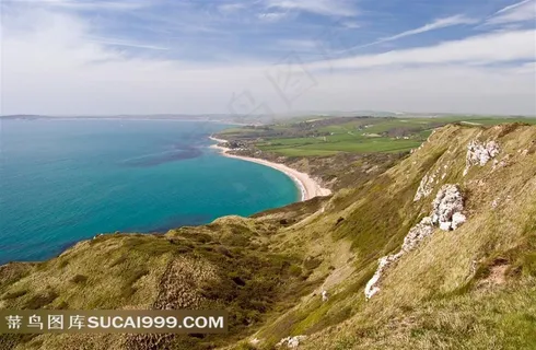 海景高山摄影图片