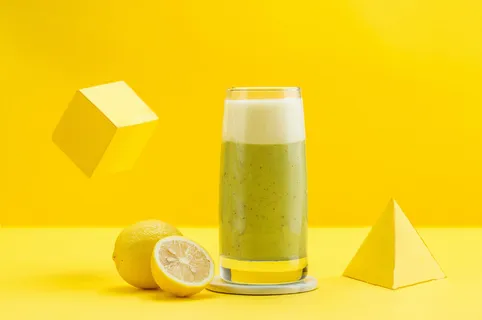 奶茶店水果茶饮品特饮高清图柠檬猕猴桃奶盖