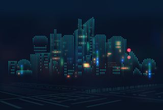 几何抽象粒子线条光线科技感网页banner展板背景AI矢量设计素材