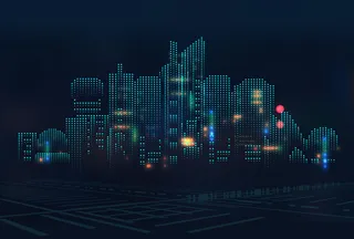 几何抽象粒子线条光线科技感网页banner展板背景AI矢量设计素材