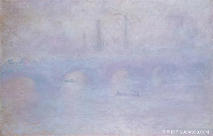 莫奈北欧风景印象画