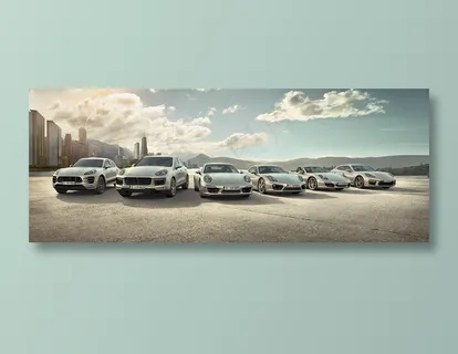 保时捷经典跑车摄影图