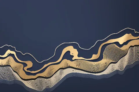 中国风古典背景矢量图片渐变金色线条花纹线性几何传统树叶ai素材 中国风古典背景矢量图片渐变金色线条花纹线性几何传统树叶ai素材