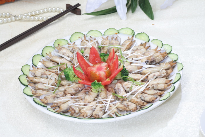 葱油鲜蛏