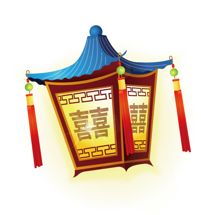 卡通手绘灯笼中秋节元宵节花灯新年海报元素PNG免扣PS素材