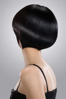 短发发型背影图片 短发发型背影图片