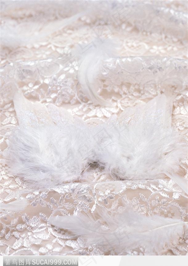 纱巾上的绒毛