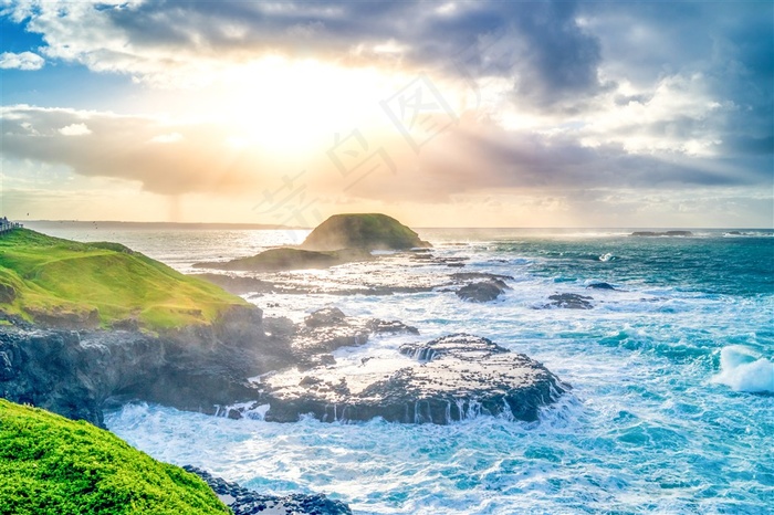 美丽海岸风景摄影图片