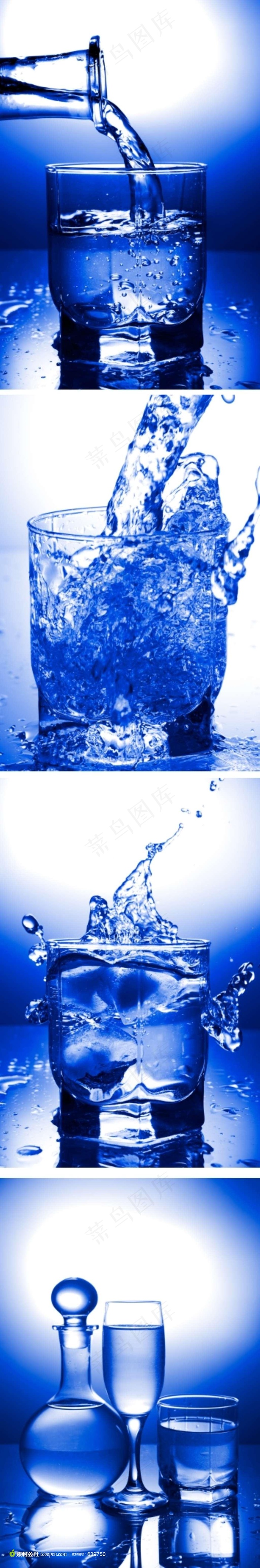 高清玻璃杯摄影素材