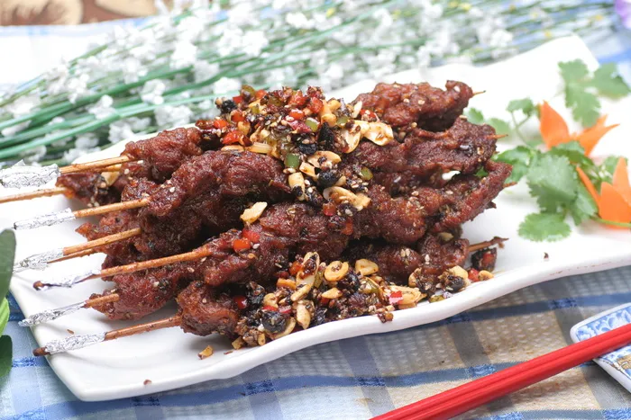 老干妈牛肉串