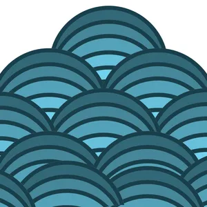 半圆中国风背景海报