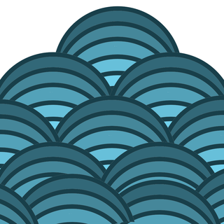 半圆中国风背景海报