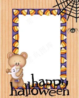 卡通相框背景素材图片