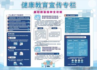 德尔塔病毒 疫情防控新冠肺炎疫苗健康海报x展板架psd设计cdr素材