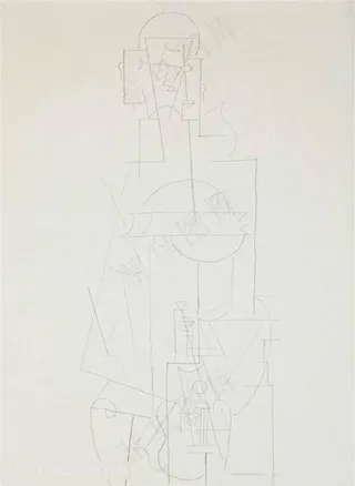 毕加索简约线条艺术挂画