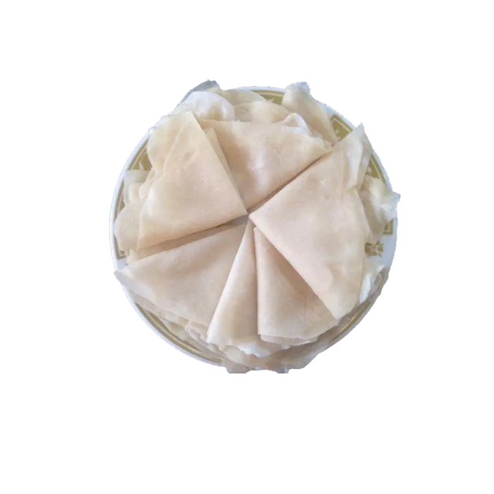 装好盘的春卷皮春饼皮