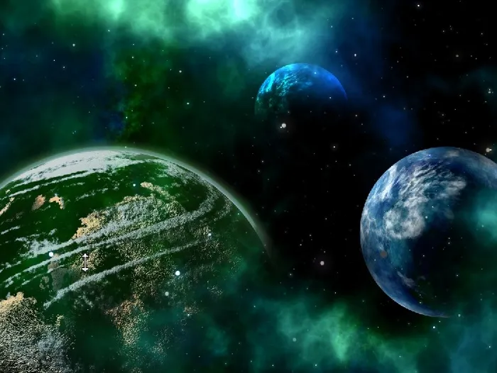 元宇宙世界天空风景背景墙