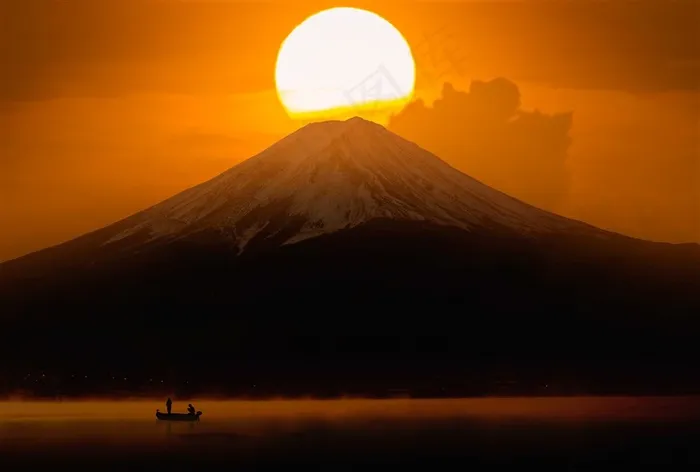 日本富士山风景摄影图片