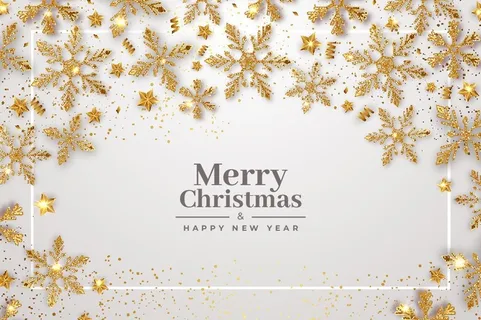 圣诞节圣诞树圣诞老人闪亮装饰电商促销折扣海报