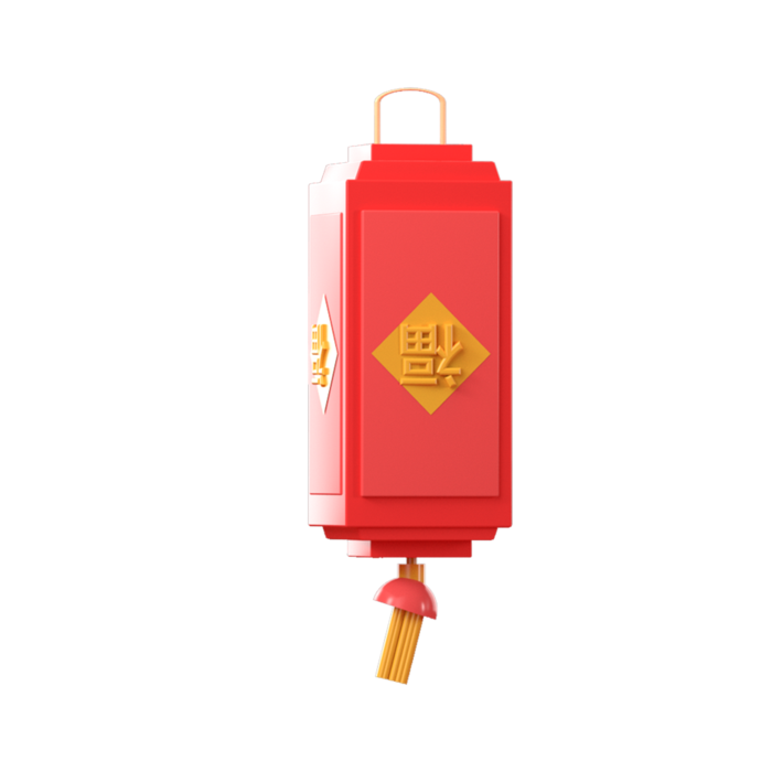 新年元素素材红色喜庆新春兔年